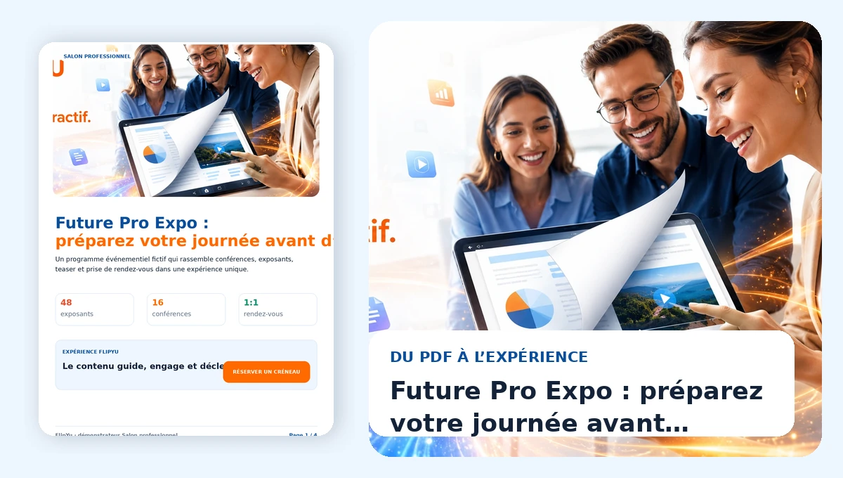 Salon professionnel : exemple d’expérience FlipYu en situation
